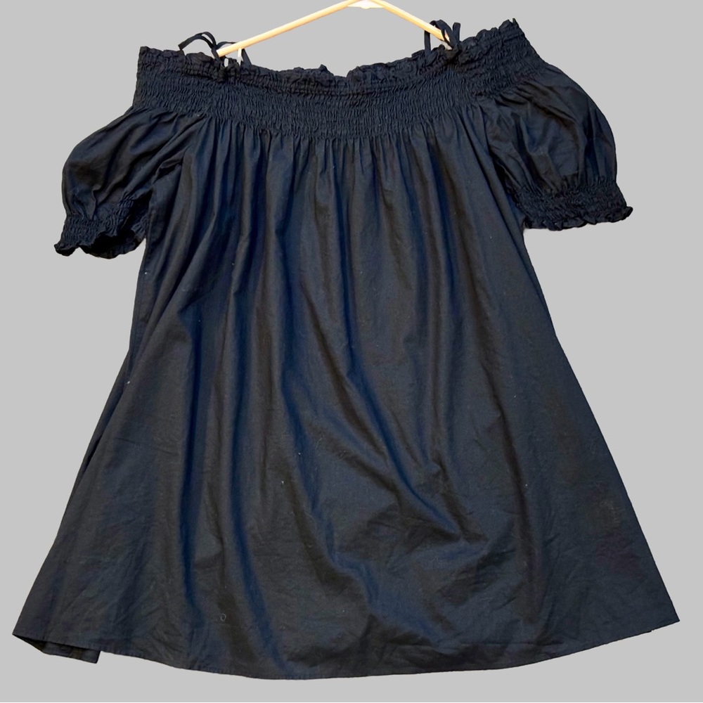 Elegant Black Off-Shoulder Blouse